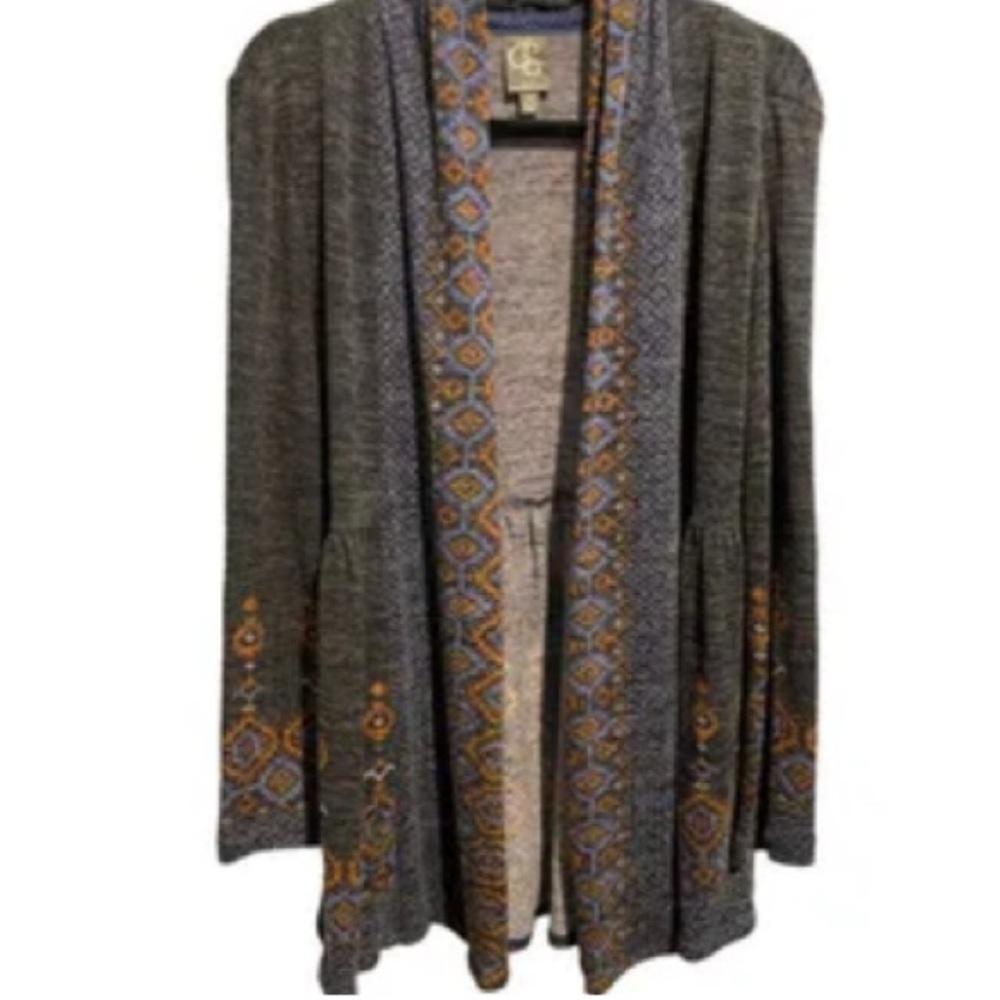Anthropologie One September Size M Open Cardigan